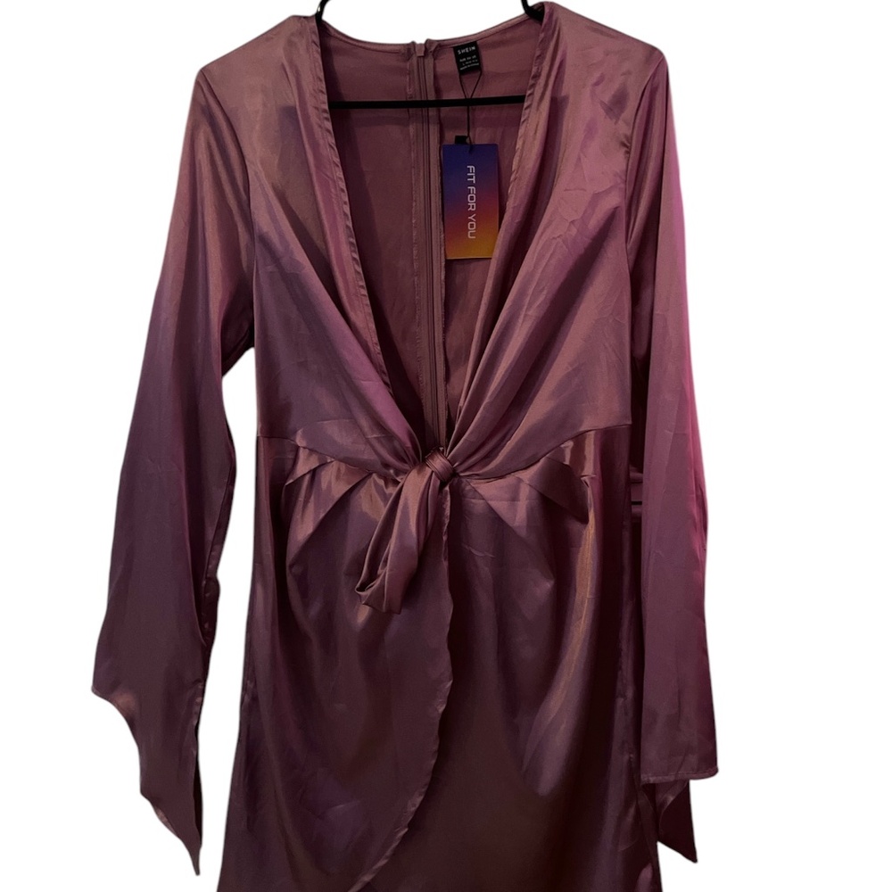 New Silk Dress - Size Large, Elegant & Silky Smooth (NWT)